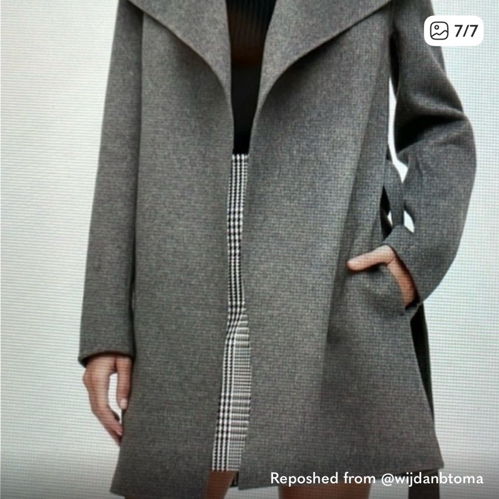 Banana Republic Gray Trench Coat